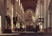 BERCKHEYDE, Job Adriaensz Interior of the St Bavo in Haarlem oil on canvas